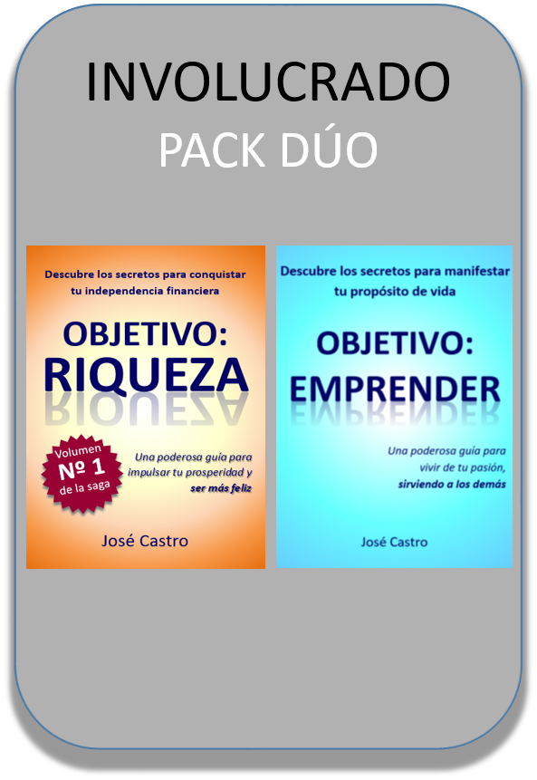 Pack Dúo OBJETIVO: RIQUEZA y OBJETIVO: EMPRENDER